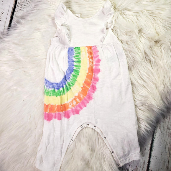 Gap Rainbow Romper One-Piece 6-12M - Picture 2 of 4